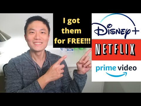 How to get stream services for FREE!!! - Disney+, Netflix, and Prime Video #socialdistancing