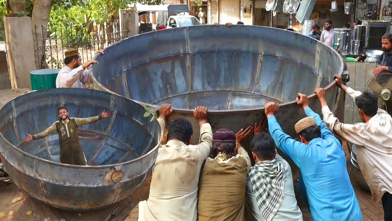 Biggest Iron Pan Making With Amazing Technique