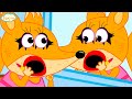 The Fox Family and Friends cartoon for kids - Rainbow Makeup - new funny season #811