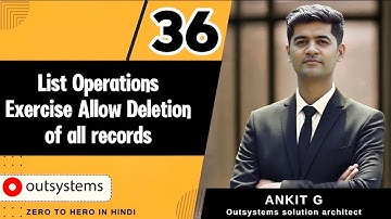 Hoe verwijder ik alle items uit een lijst in OutSystems | Tutorial lijstbewerkingen (Van nul tot ...