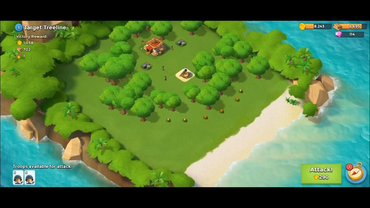 BOOM BEACH (UPGRADE GOLD STORAGE, LANDING CRAFT & MACHINE GUN)STRATEGY