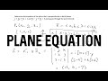 Plane Equation Perpendicular to Two Planes and Through a Point | Calculus 3