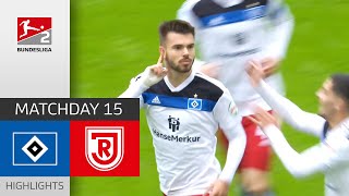 HSV Comes From Behind For 3-1 Win! | HSV - Jahn Regensburg 3:1 | All Goals | MD 15 –  Buli 2 - 22/23