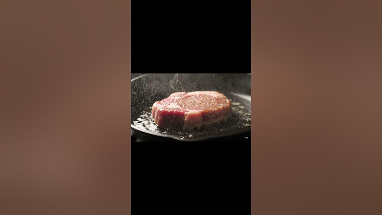 Sizzling Steak ASMR Video Ready
