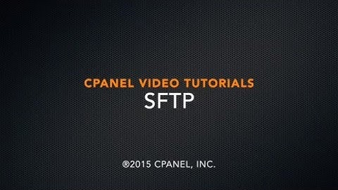 cPanel Tutorials - SFTP