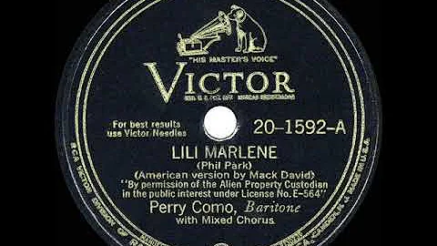 1944 HITS ARCHIVE: Lili Marlene - Perry Como (a ca...
