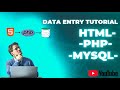 How to insert record through frontend to database using php. | BGNU Student