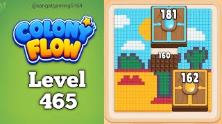 Colony Flow Level 465 game walkthrough
