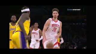 Sengun Gets Inspired By Showtime Lakers And Drops A Behind The Back Pass To Tate On The Break For Th Resimi