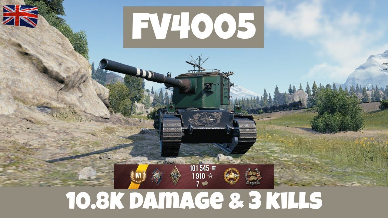 FV4005 — Crazy 10.8K DAMAGE & 3 KILLS | WoT Replay