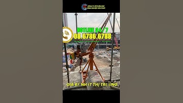 Khung cẩu xoay 360 độ. Khung xoay 500kg. Tời điện đa năng tốc độ siêu nhanh. Tời điện 220V nhập khẩu