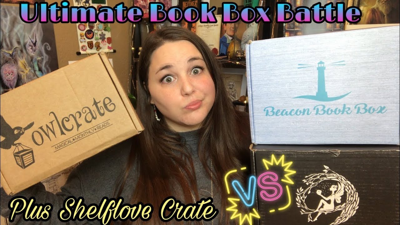 Ultimate Book Box Battle | Shelflove Crate, Beacon Book Box, OwlCrate, & FairyLoot | January 2020