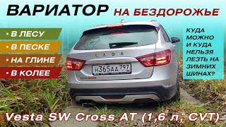 видео: Веста с вариатором на бездорожье (Off road). Травим шины, проверяем на глине, песке, в колее, в лесу картинка: Веста с вариатором на бездорожье (Off road). Травим шины, проверяем на глине, песке, в колее, в лесу