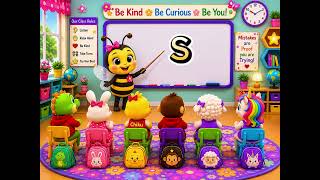 Honey Bee Teaching ABC 🐝🌈 | Fun Alphabet Song for Kids