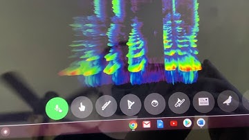 Chrome Music Lab spectrogram representing phonation