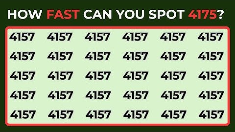 Test Your Observation Skill! Spot The Odd Numbers and Letters | HARD LEVEL EDITION