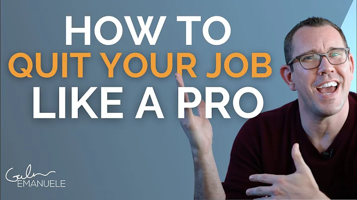 How to Quit Your Job Like a Pro | #culturedrop | Galen Emanuele