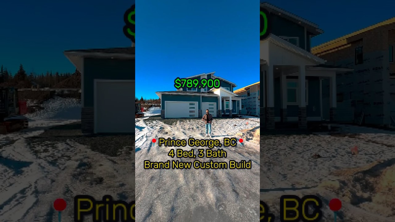 ✨Join me for a tour of this brand-new home listed at just $789,900 in Prince George, BC! 🏡