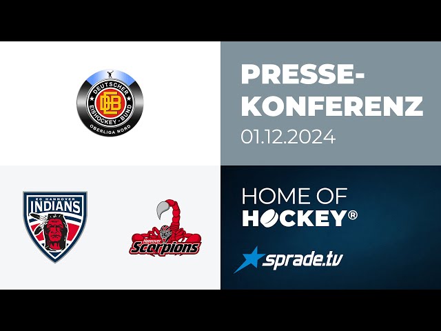 01.12.2024 - Pressekonferenz - Hannover Indians vs. Hannover Scorpions