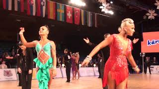 00708 WDSF Int. Open LA - Abora Cup. 1 r. Samba. Baltic Grand Prix 14.12.2019