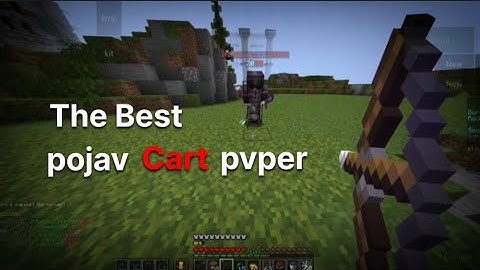 The actual best pojav cart Pvper // pojav launcher {touch control}