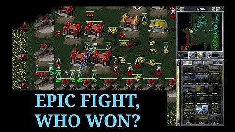 2 on 2 PRO multiplayer Command and Conquer EPIC FIGHT, WHO WON?