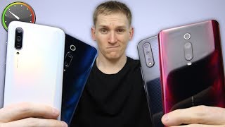 Techzg Vídeos Redmi K20 vs iQOO Neo vs Xiaomi CC9 vs K20 Pro SPEED TEST