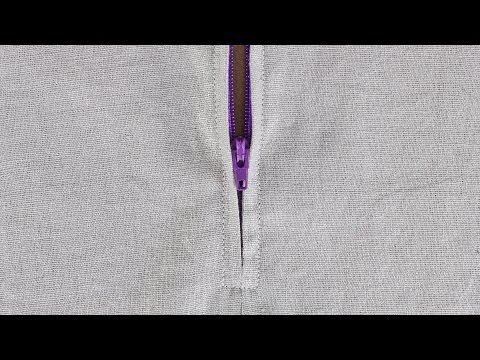 Video: How To Sew A Zipper To A Skirt