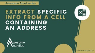 Celebrity Extract specific info from a cell containing an address Net Worth