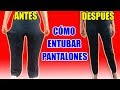 DIY - LA FORMA MAS FÁCIL DE ENTUBAR TUS PANTALONES COMO UN PROFESIONAL!!! - MariG