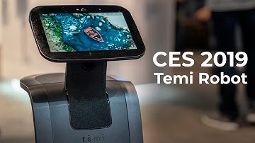 CES 2019 - Temi the personal service robot at the consumer electronics show