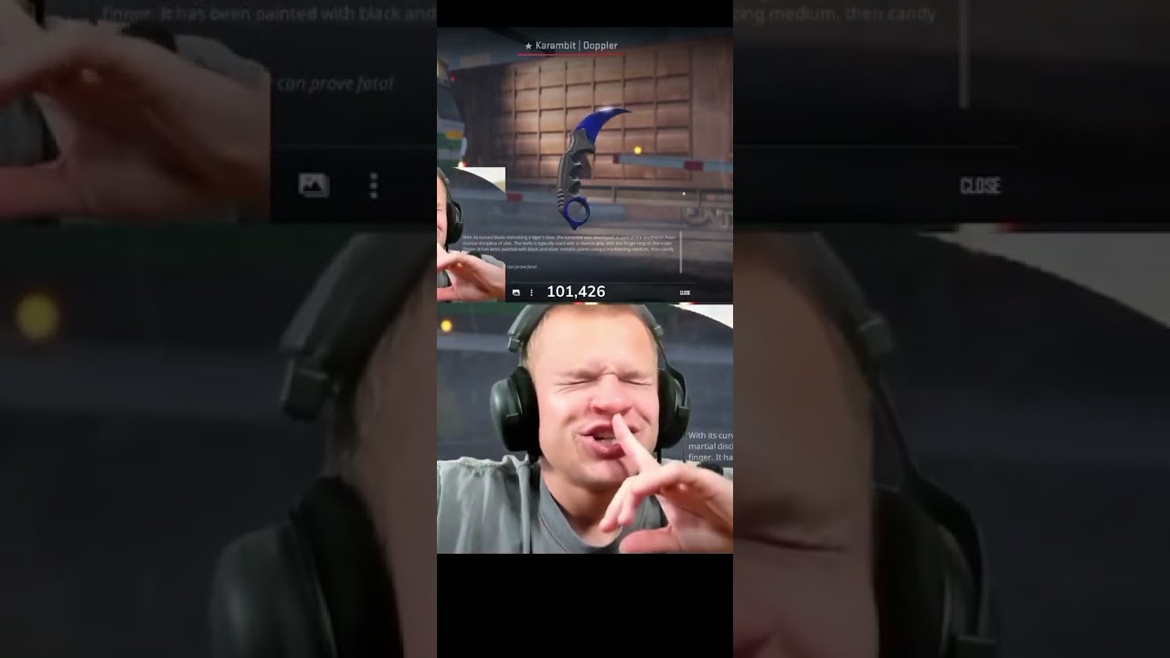 Jynxzi goes crazy after pulling gold on cs2 🤣😭