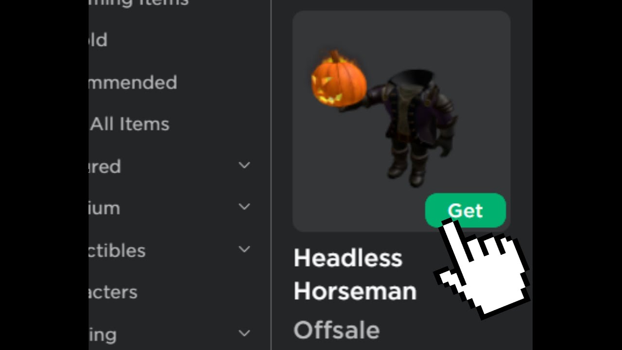 RTC 🟦 on X: THE HEADLESS HORSEMAN WENT OFFSALE AGAIN, IM SO ANGRY MAN.  JUST BROKE MY MONITOR IN FRUSTRATION!! #roblox #robloxdev   / X