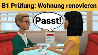 Mündliche Prüfung Deutsch B1 | Gemeinsam etwas planen/Dialog |sprechen Teil 3: Die Wohnung