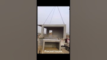 Amazing installing precast concrete house process