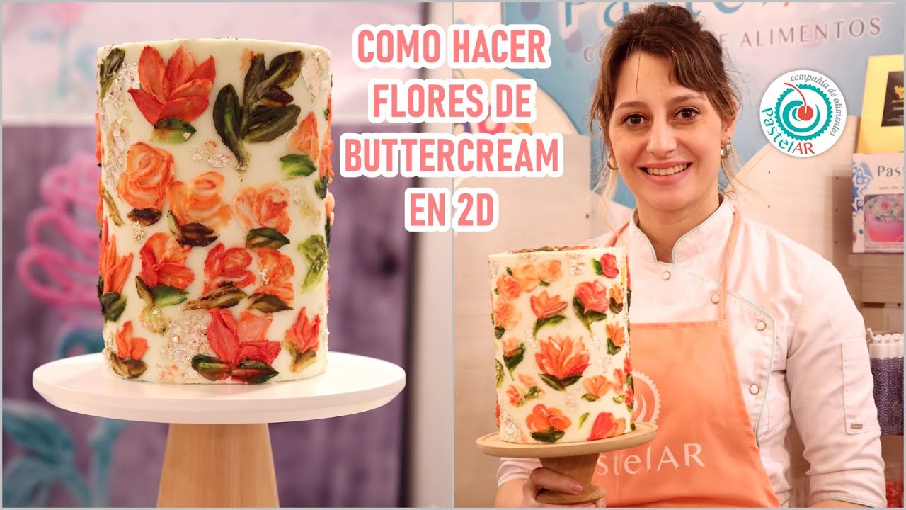COMO HACER FLORES ESCULPIDAS DE BUTTERCREAM