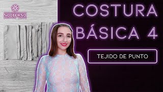 Cómo coser tejido de punto con máquina familiar | Curso gratis de costura 4