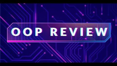 Object-Oriented Programming Review - UVM Course