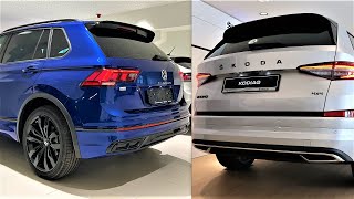 New Skoda KODIAQ 2023 vs New Volkswagen TIGUAN 2023  STARTUP Comparison by Supergimm