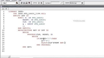 VHDL BASIC Tutorial - IF, ELSIF, ELSE