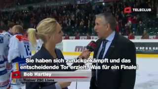Teleclub Meister ZSC, Jubel, Interviews, Party