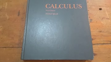 The Most Famous Calculus Book in Existence "Calculus by Michael Spivak"