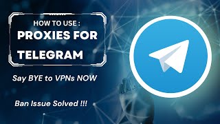 Change your IP address on Telegram || Use Telegram without VPN || Telegram free proxies method