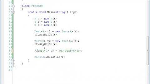 Generic Class Constraint