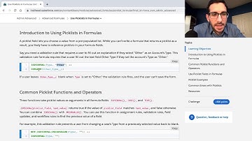 Use Picklists in Formulas / Becoming a Salesforce Admin with Trailhead