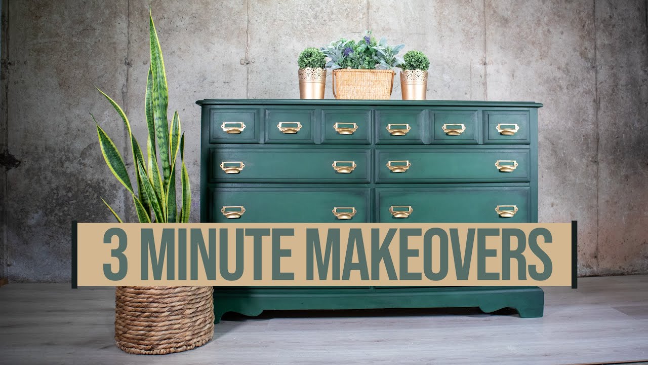 The Green Dresser ~ 3 Minute Makeover