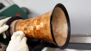 Turning A Segmented Vase | Woodturning