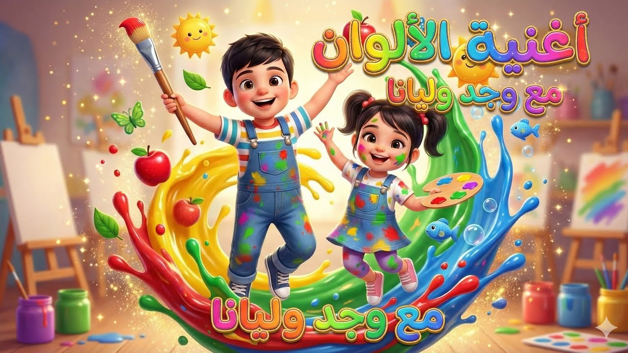 أغنية الألوان السحرية مع وجد وليانا! 🎨 | تعلم الألوان للأطفال
