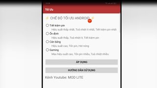 🔧Tool Tối Ưu Android✅Bật Chế Độ Gaming 🚀 Hỗ Trợ Tăng Tốc Cho Game || No Root || screenshot 3