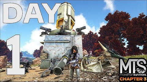 Claiming the BEST STARTER SPOT on MTS DAY 1! - ARK PvP